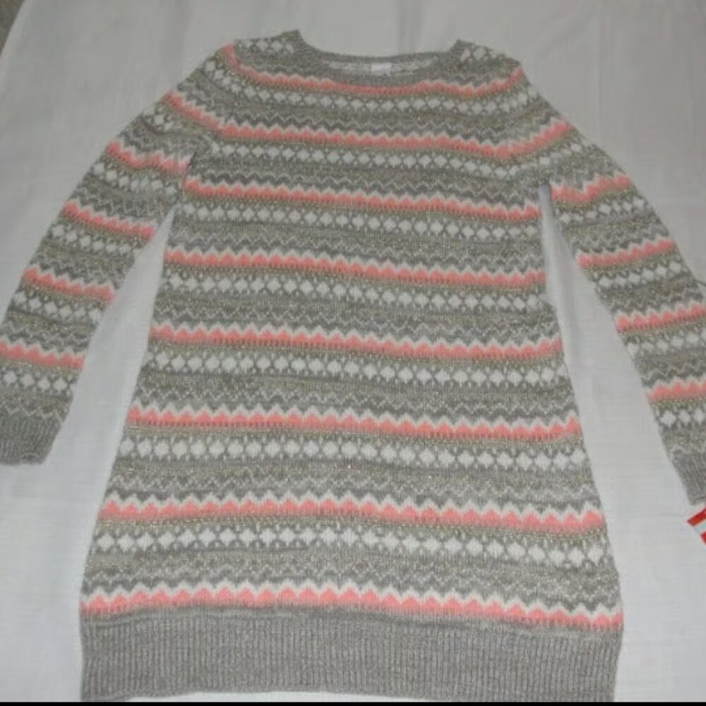 Cat & Jack girls XL 14/16 long sleeve sweater dress